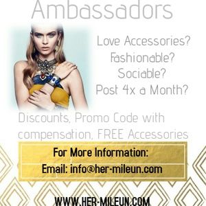 Brand Ambassadors Wanted